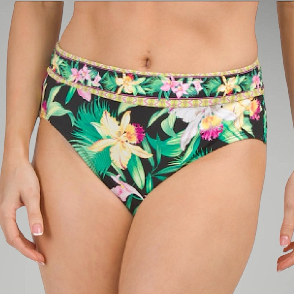Tommy Bahama Orchid Garden High Waist Bottom - Picture 1 of 10